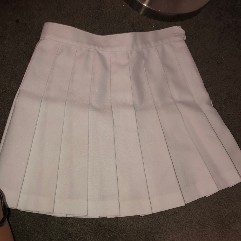 American apparel white tennis skirt